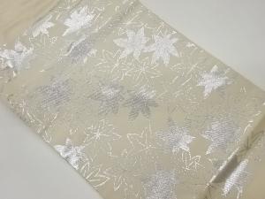 紅葉模様織出し名古屋帯